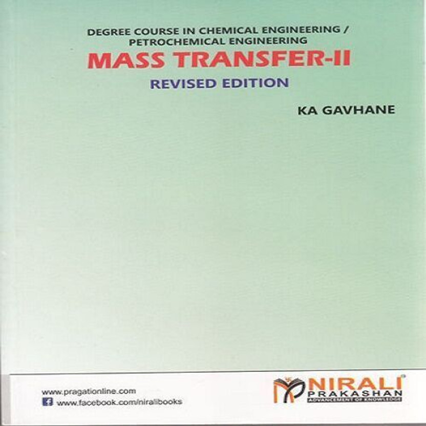 mass transfer by k a gavhane